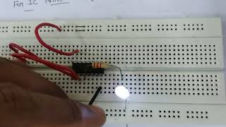 NAND gate practical using 7400 IC [upl. by Fantasia]