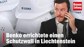 Benko errichtete einen Schutzwall in Liechtenstein  kronetv NEWS [upl. by Jardena617]