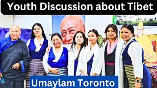 Youth Discussion about Tibet organised by Umaylam Toronto Nov 3tibetanyoutuber tibetanvlogger [upl. by Egedan]