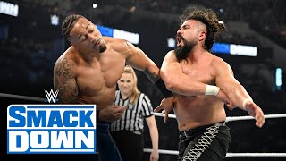 Andrade vs Carmelo Hayes SmackDown highlights July 19 2024 [upl. by Mehs]