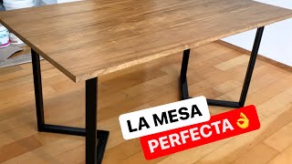 🔥LA MESA PERFECTA Estilo Industrial By Tubo Center  PROYECTO MUEBLE [upl. by Netsrijk]