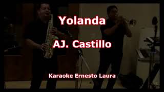 AJ Castillo  Yolanda  Karaoke [upl. by Ephraim]