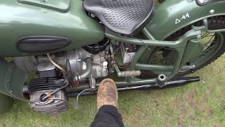 K750 Ural Dnepr running [upl. by Deerdre]