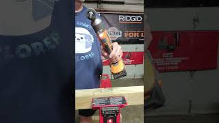 Testing the Ridgid Right Angle Impact Driver ridgidtools ridgidpowertools ridgid impactdriver [upl. by Pontus]