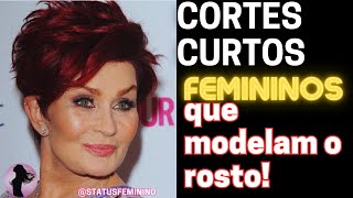 CORTES CURTOS FEMININOS QUE MODELAM E REJUVECEM O ROSTO [upl. by Ameh]