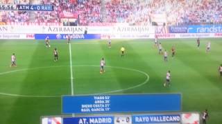 DEBUT DE CHRISTIAN CUEVA RAYO VALLECANO VS ATLETICO MADRID [upl. by Cuttler]