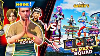 C4 MAX’S Squad vs THANOS’S SQUAD TDM Challenge 🔥😱  BGMI TDM GAMEPLAY [upl. by Asinla]