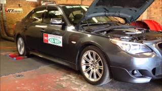 BMW 520d E60 facelift Dpf Removal and ECU remap frrtuning [upl. by Leasa]