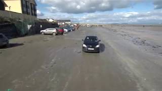 Sunny Sunday on Bettystown Beach  Drone Ireland  March 2018 [upl. by Esmerolda521]