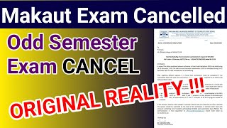 MAKAUT amp All College University Odd Semester Exam CANCEL💥🥺😭 [upl. by Massab]