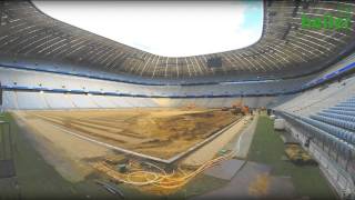 FC Bayern München  Umbau der Allianz Arena 2014 mit heiler [upl. by Yenroc912]