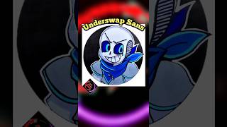 Underswap Sans  Undertale Fan Art  FreeHand Drawing [upl. by Ytsenoh]