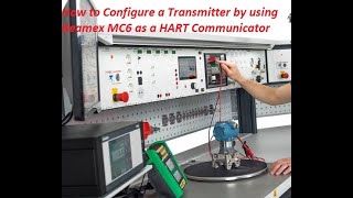 How to Configure a Transmitter by Using Beamex MC6 as a HART Communicator [upl. by Favian]