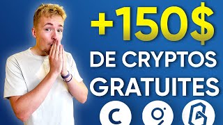 Comment Gagner 150 de Crypto Gratuitement [upl. by Arihs752]