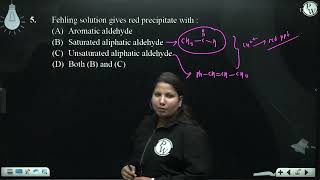 Fehling solution gives red precipitate with [upl. by Kessiah]