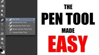 PHOTOSHOP TUTORIAL The Pen Tool made EASY [upl. by Novert459]