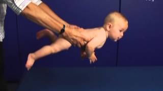 6 Month Olds Babies in Horizontal Suspension Position Typical and Atypical Development Comparison [upl. by Eciram]