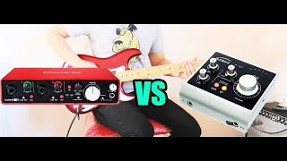 Audient ID4 VS Focusrite Scarlett 2I4 [upl. by Aeki]