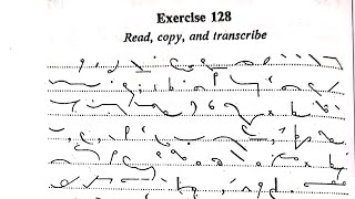 Pitman Shorthand Book Dictation Exercised No 128  60 wpm  Pitman [upl. by Meadows]