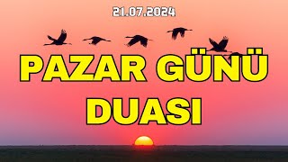 Pazar Günü Duası  Bizlere Bol Bol Rızık İhsan Eyle Allahım AMİN [upl. by Annej]