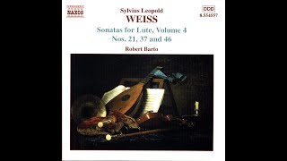 Silvius Leopold Weiss 16871750  Sonatas for lute Vol 46 Robert Barto [upl. by Shirline241]