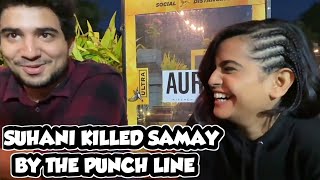 suhani shah burned up samay raina  suhani done great pickup line on samays gf ftsuhani shah [upl. by Ailaht]