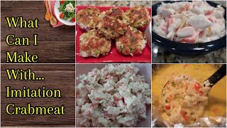 What Can I Make With Imitation Crab  Cooking for Two  4 Easy Recipes using Imitation Crabmeat [upl. by Atinal]