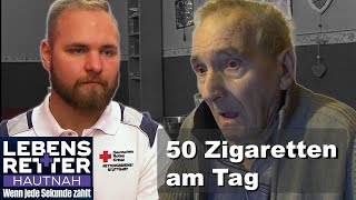 Akute Atemnot Patient raucht 50 Zigaretten am Tag  Lebensretter hautnah  SAT1 [upl. by Ydaj173]