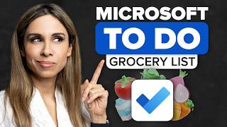 How to Use Microsoft To Do  Grocery Shopping List and much more [upl. by Anemolif]