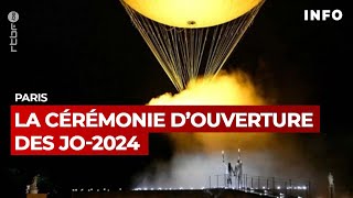 Cérémonie d’ouverture JO2024  RTBF Info [upl. by Ellenet]