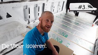 Mercedes sprinter camper Vloer isoleren [upl. by Enyt]