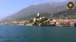 GARDASEE  Teil 2 quotMalcesine mit Scaligerburg Gardone Salo und Wasserfall Cascata Varonequot ITALIEN [upl. by Aicnelev]