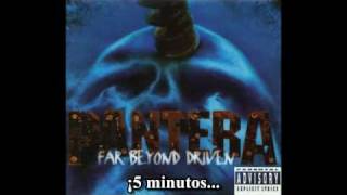 Pantera  5 Minutes Alone Sub Esp [upl. by Eelahs]