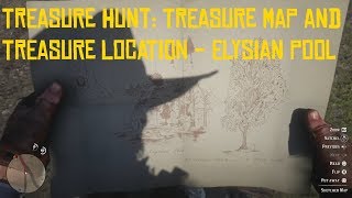 RDR 2  Treasure Hunt Location  Elysian Pool  Red Dead Redemption 2 [upl. by Notyrb]