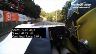 TERRIFIC Onboard Hillclimb St Ursanne  Les Rangiers 2012  Osella FA 30  V8 30  Marcel Steiner [upl. by Raclima]