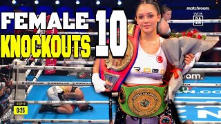 The Greatest Knockouts by Female Boxers 10 [upl. by Atsirhc341]