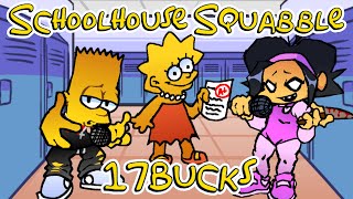 FNF Bart VS Nene  17Bucks  Schoolhouse Squabble █ Friday Night Funkin █ [upl. by Philemon818]