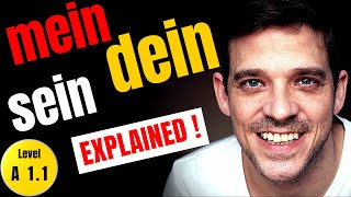 Mein Dein Sein │ Possessivartikel │ German Possessive Articles [upl. by Salis226]