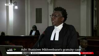 Judgment reserved in Mkhwebane R10 million gratuity matter [upl. by Glenine]