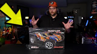 One Of The BEST Starter Bashing RCs Traxxas Rustler 4x4 VXL Unboxing amp First Review [upl. by Con]