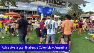 En Vivo Colombia vs Argentina ASI SE VIVE LA GRAN FINAL [upl. by Koslo]