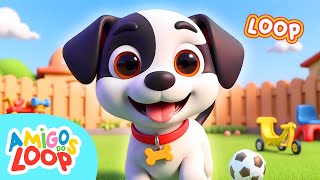 Loop eu e você Cachorro fofinho 🐶⭐ Desenho Infantil  Amigos do Loop  Música Infantil [upl. by Alyek]