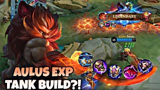 NEW AULUS EXP TANK BUILD  CRAZY TOUGH AND DAMAGE AULUS MUST WATCH  AULUS BEST BUILD 2023  MLBB [upl. by Osi]