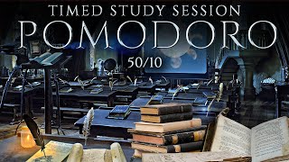 Defense Against the Dark Arts 📚 POMODORO Study Session 5010  Harry Potter Ambience 📚 Focus amp Study [upl. by Barris]