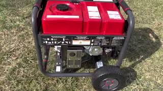 Briggs Stratton Elite 8000 Brand New Generator Working [upl. by Barbuto]