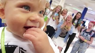 BABY MOBBED AT VLOGGERFAIR [upl. by Atelahs]