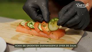 Barofi Recept Zalm Met Geroosterde Courgette en Tomaat [upl. by Pump]