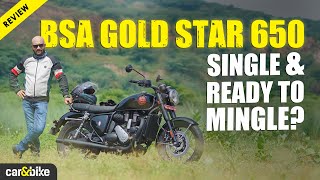 BSA GOLD STAR 650 REVIEW [upl. by Pompea]