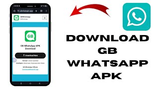 How to download GB WhatsApp APK latest version free 🔥 [upl. by Chasse]