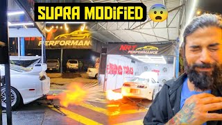 Finally Apni Supercar Supra MK4 Full Modify Hogai Loudest Exhaust Ke Sath Dubai Mai 😱 [upl. by Lachus279]